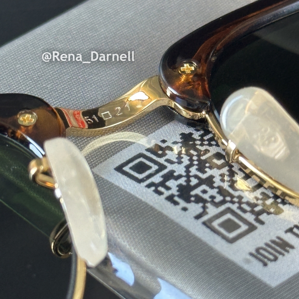 Ray-Ban Clubmaster Tortoise RB3016 Green New - Picture 8 of 16